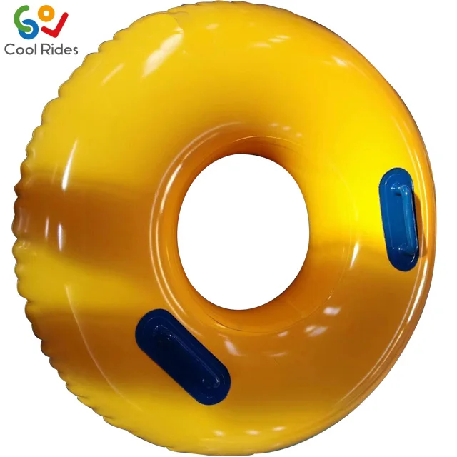 Hot sale adult single double person swimming ring inflatable water park tubes for summer water sports