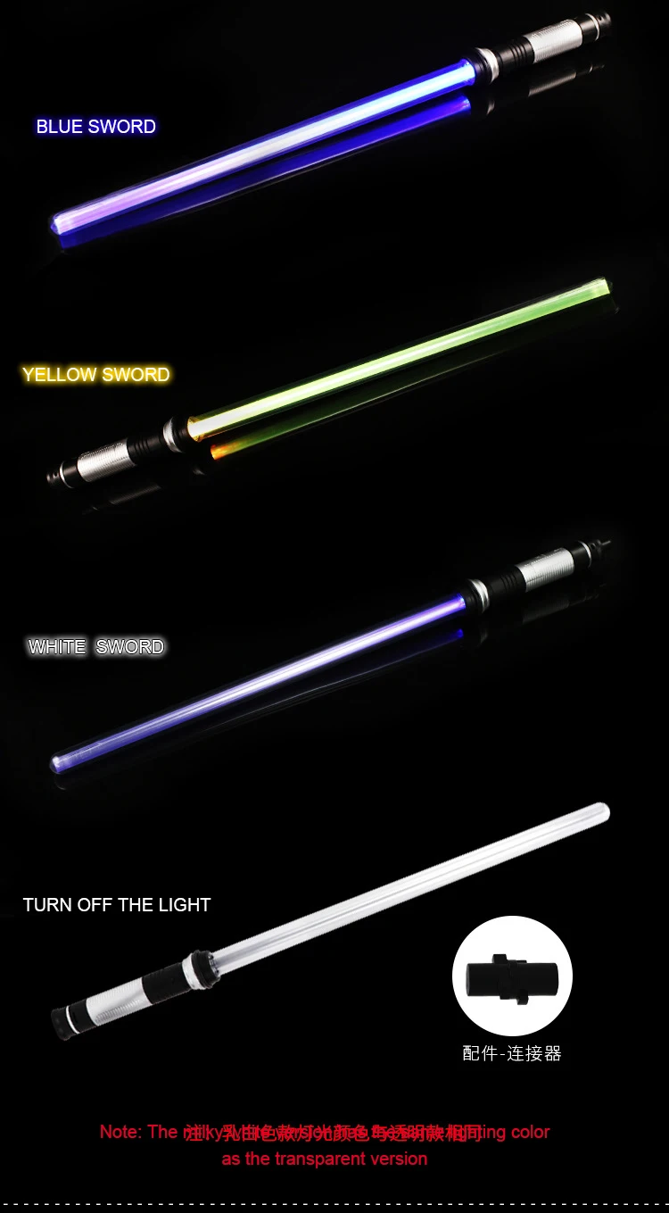 Hot Sale Kid Birthday Gifts Cosplay Extendable Double-bladed Light Up Toys Colorful Led Flashing Star Lightsaber With Sound