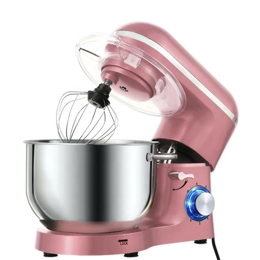 New Style 4 In 1 Egg Flour Kneader Bakery Baking Kitchen Spiral Planetary Mixer Bread Dough Cake Mixer Machine Stand Food Mixer