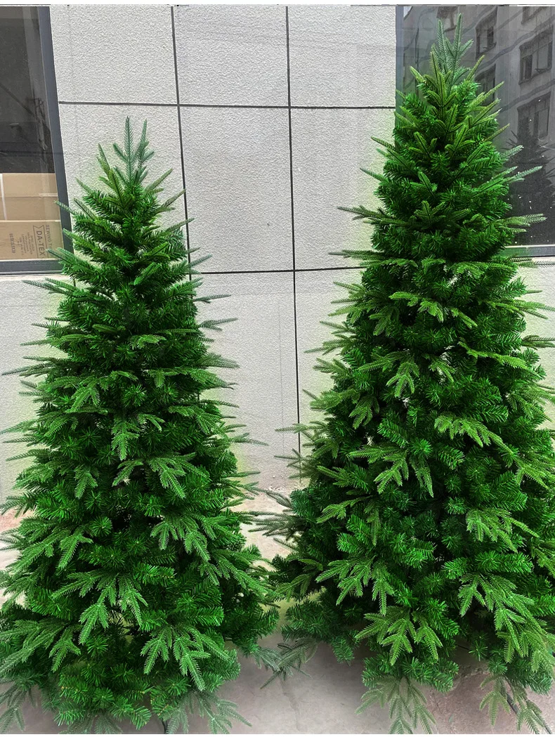 13ft Christmas Tree 4ft Pe Pvc Artificial Green Pine Leaf Tree Christmas Decoration Supplies Giant Modern Christmas Tree
