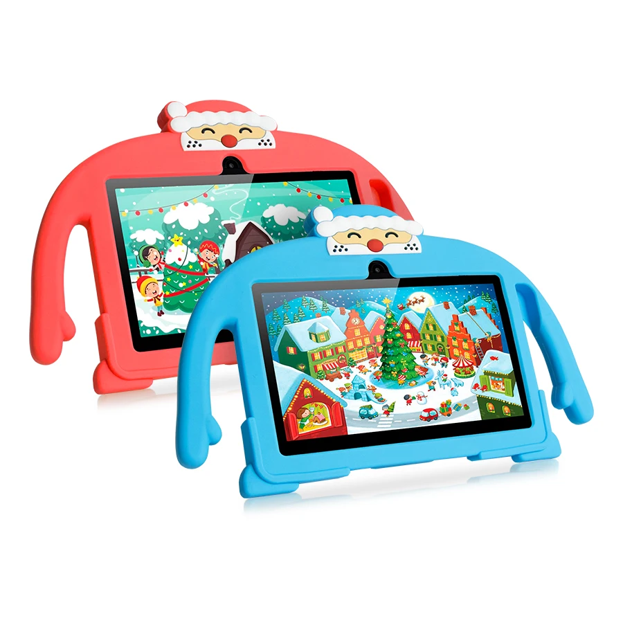 ATMPC Android 11 A133 1.6GHz Quad Core 7 inch tablet pc for kids education small gaming for Christmas gifts promotion