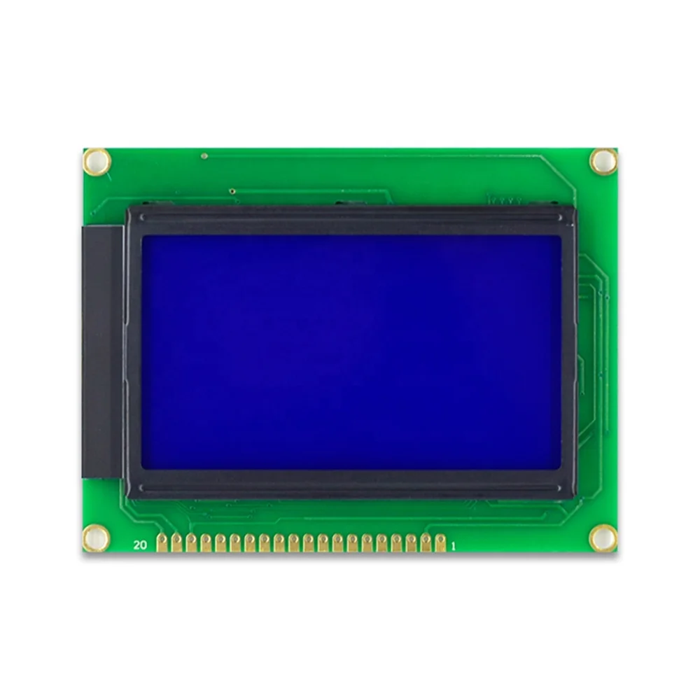Hot selling 128x64 Graphic Display Monochrome 12864 Lcd Module compatible winstar wg12864A