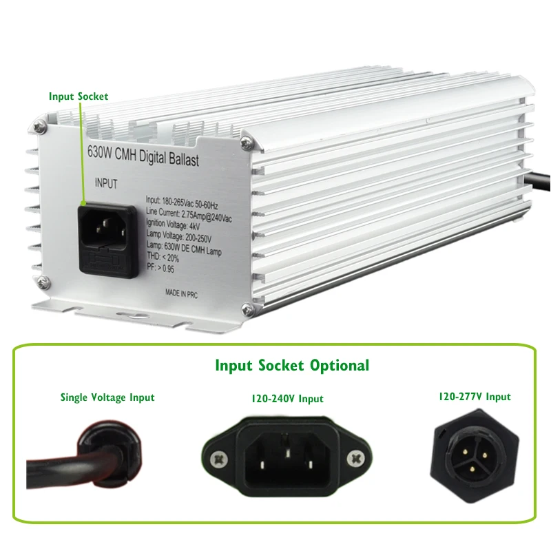 630w electronic ballast CMH Grow Light  120/208/220/230/240/277v China Quality Manufacturer for Low Frequency Ballasts