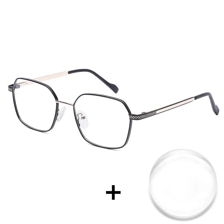 8261 High Quality Metal Frames Glasses Optical Eyewear 0-600 Prescription Nearsighted Eyeglasses Support Customized