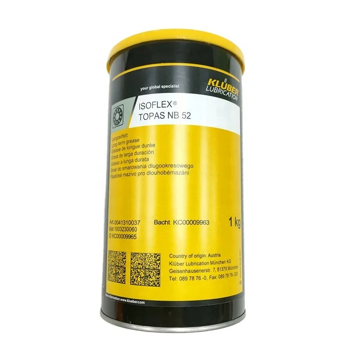 Original Quality SMT Grease Supplier  Kluber ISOFLEX TOPAS NB 52 1KG Grease for SMT Machine
