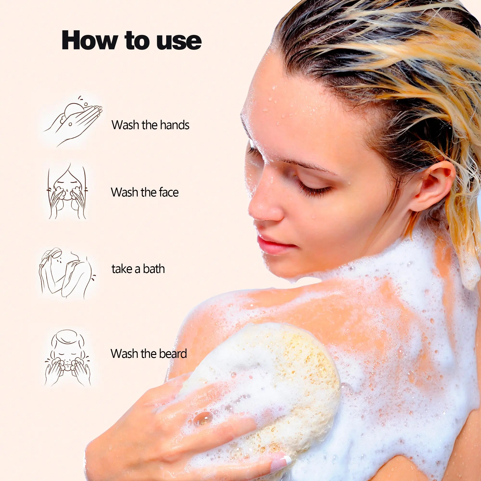 Custom Handmade Turmeric Soap Plant Extract Private Label Skin Care Removes Mites Cleanses Cuticle Dirt Facial Cleansing Shower