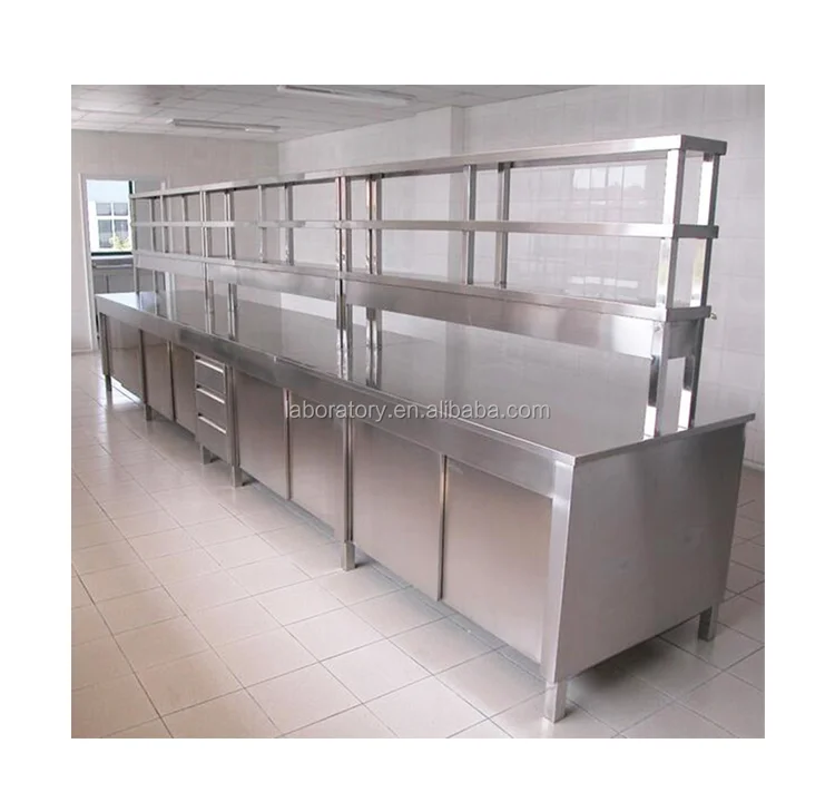 School laboratory Furniture Lab Stainless Steel Work  Table