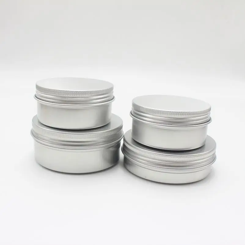  50g 100g 120g 200g 500g круглая алюминиевая коробка олова для лампы в форме свечи