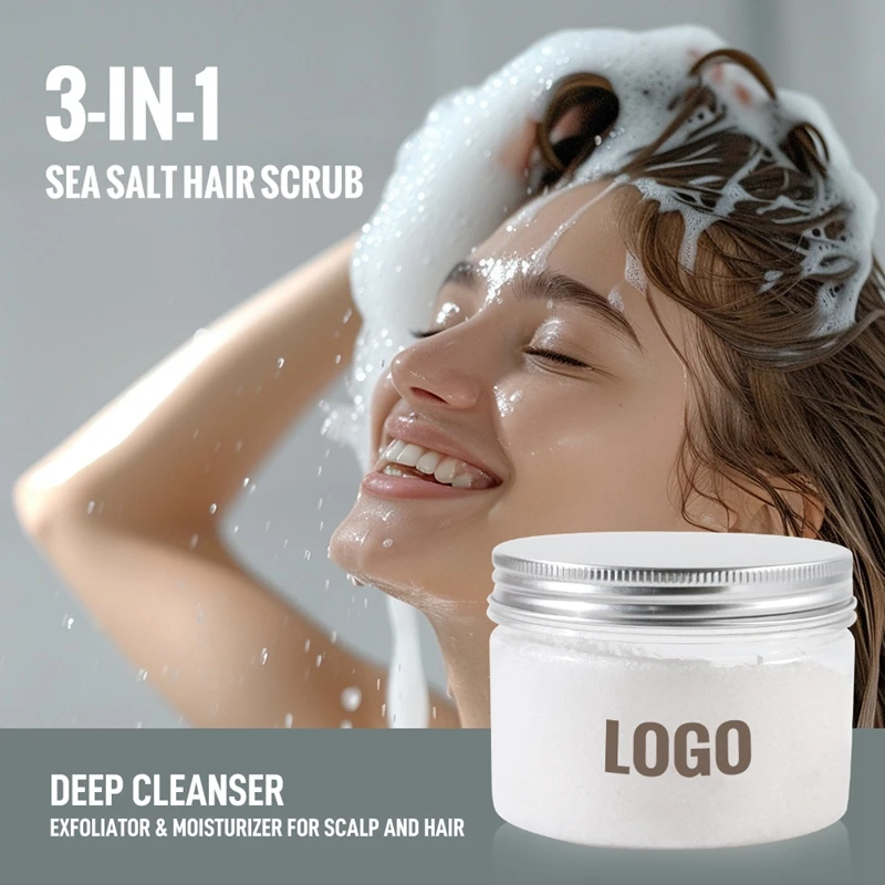 Hair Scalp Scrub for Purifying Anti-Dandruff Rosemary Mint Water Natural Exfoliator Peppermint Scalp Scrub
