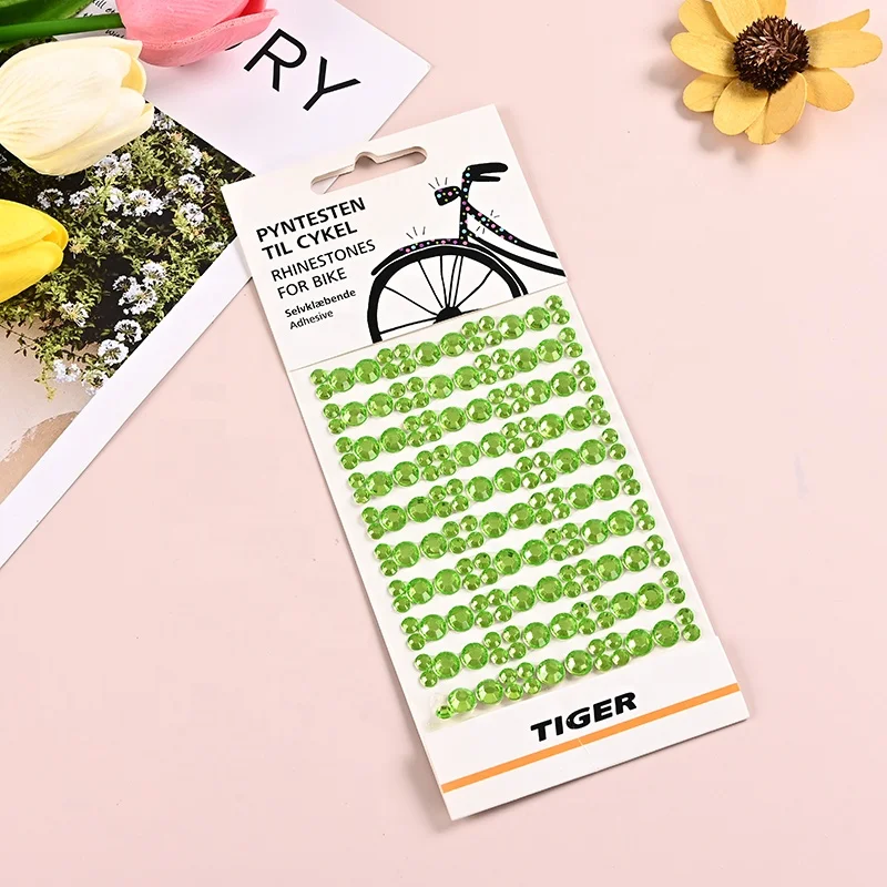 Custom High quality Diamond Sticker Earrings 3D Gems Girls Self-Adhesive Glitter Craft Crystal Stickers