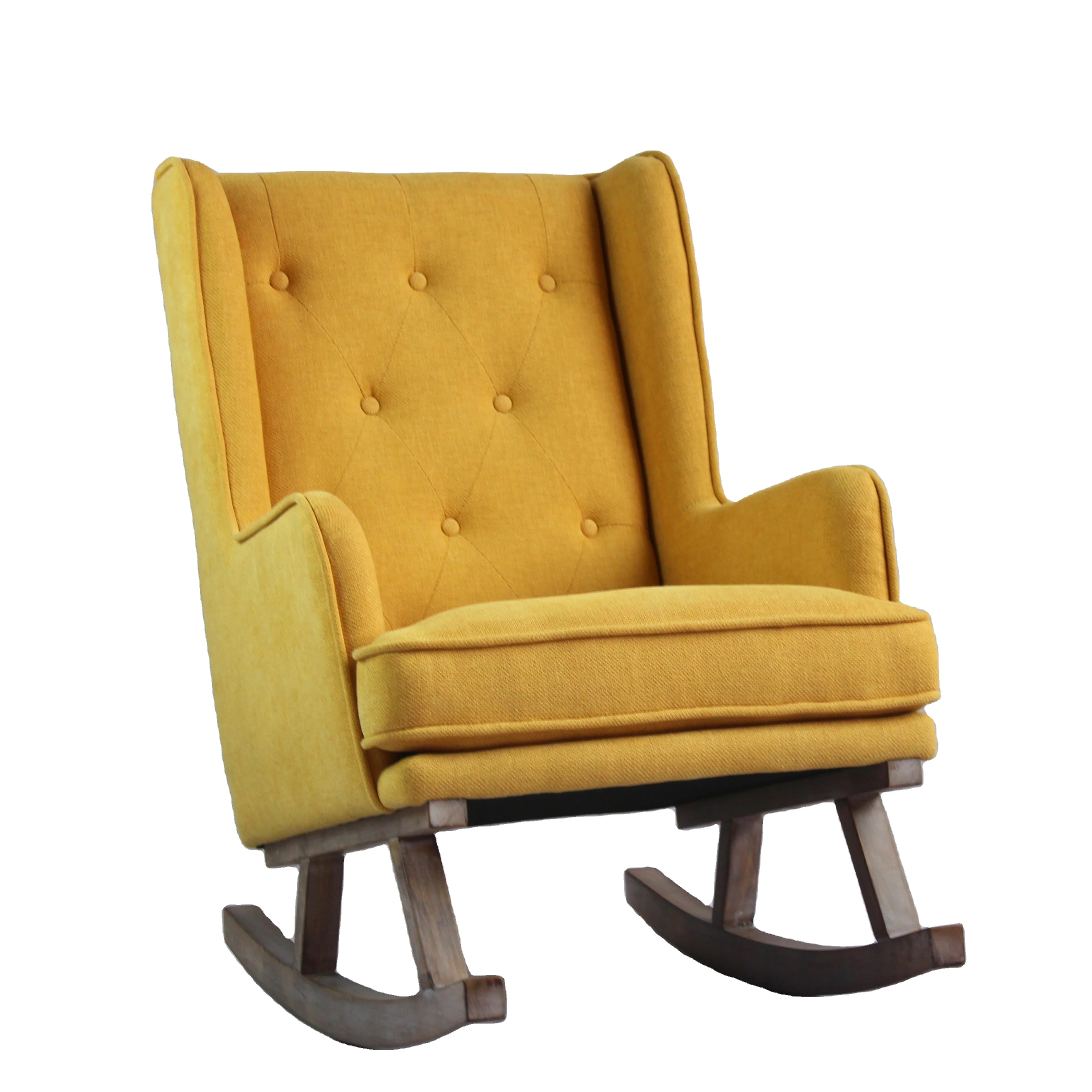 
Luxury Modern High Back Tufted Button Accent Chair beach Sofa For sleeping rocking chairs 