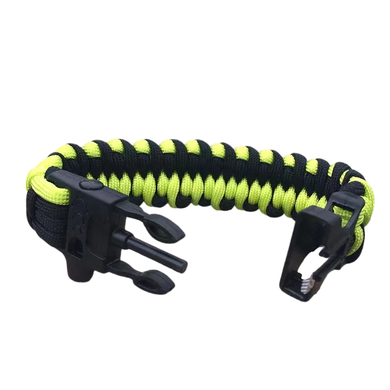 New Design High Strength paracord braided survival bracelet