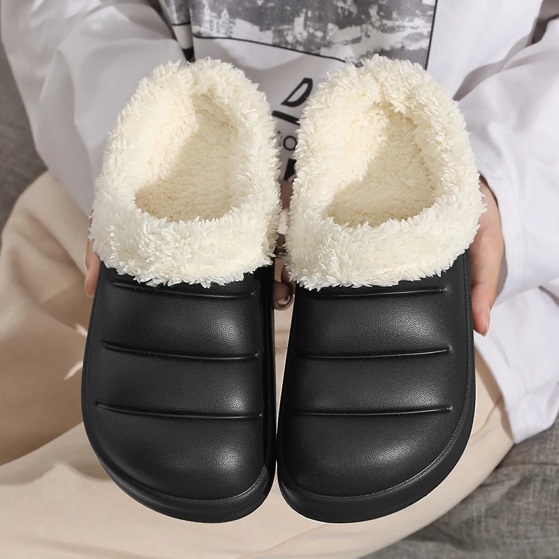 2021 Factory Wholesale Unisex Comfortable Warm Thick Indoor Winter Home Cotton Slippers For Ladies