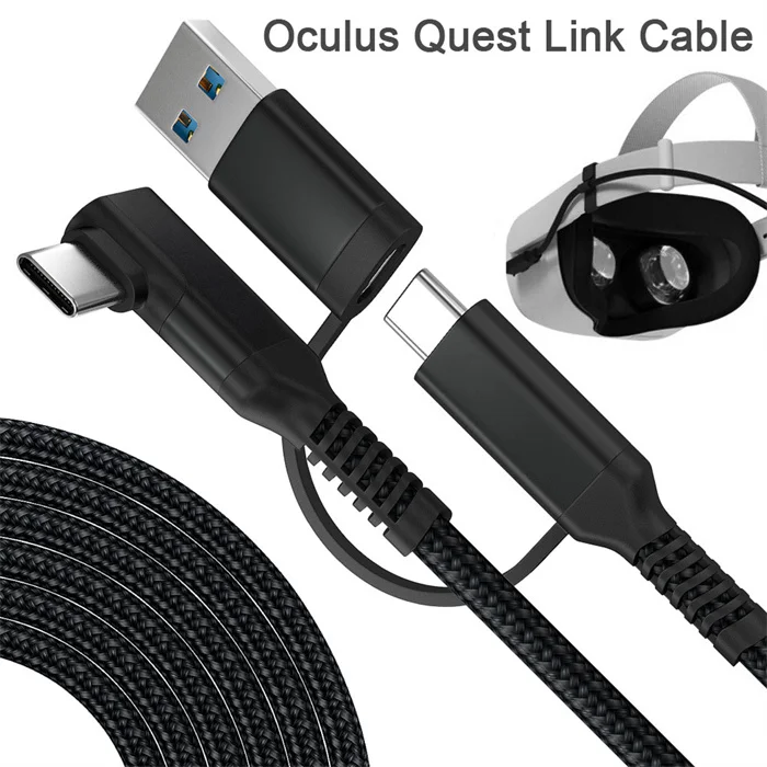 Популярные аксессуары 10 Гбит/с Oculus Quest 2 Link Type C кабель Usb 3 Gen