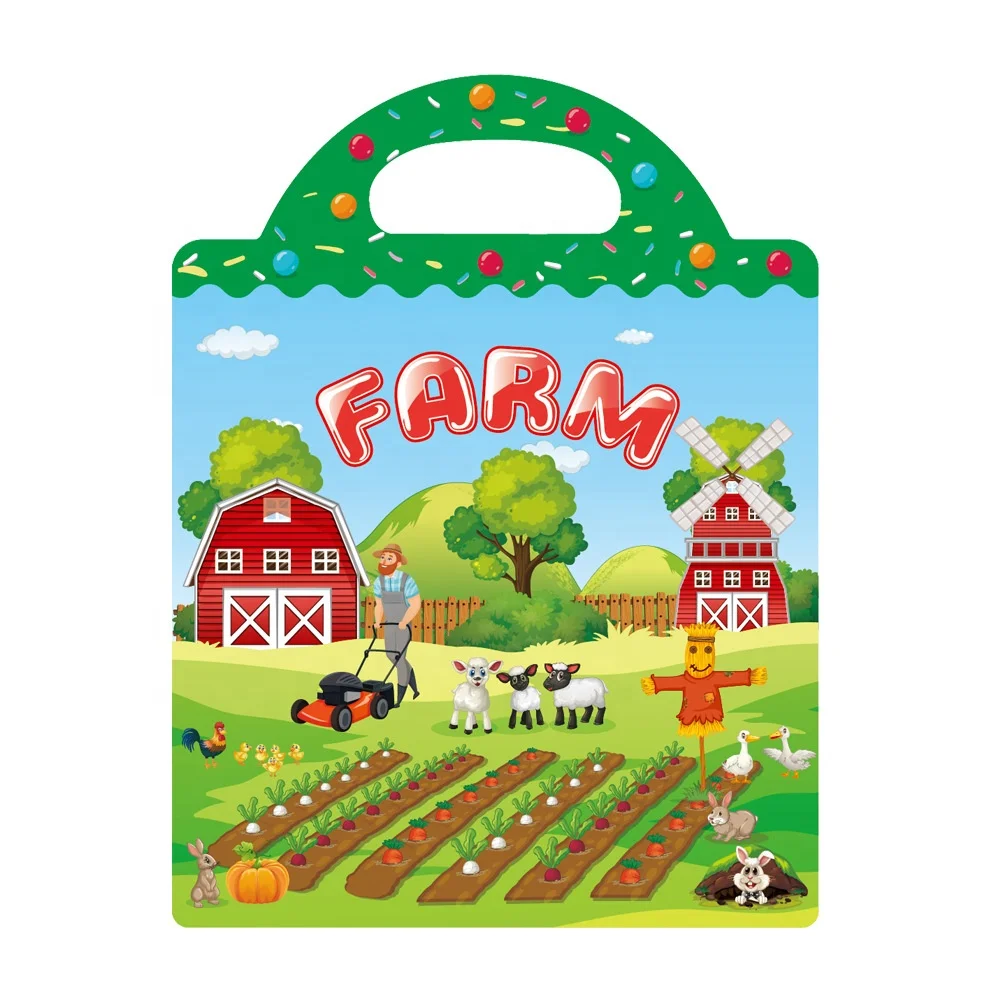 Детская обучающая игрушка водонепроницаемая наклейка для игр