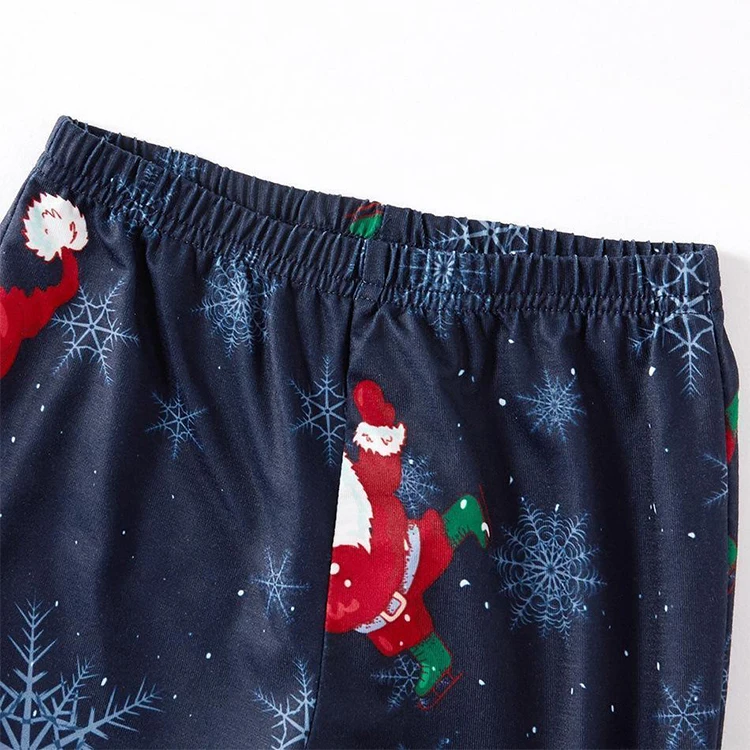 New fashion funny christmas pajamas for adults child baby onesie family pijama sets long sleeve