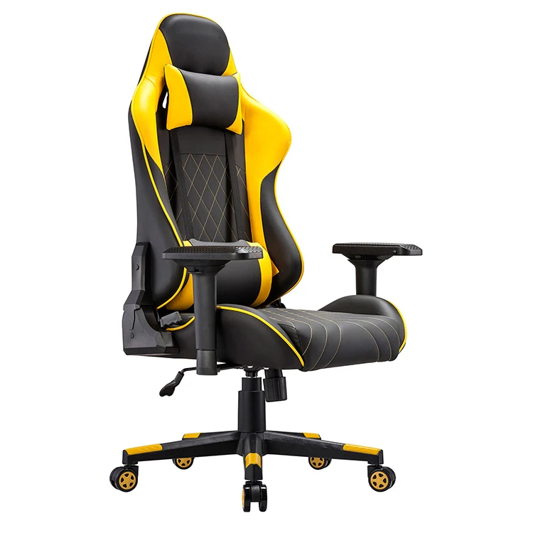 Wenchen G095A Pu Castor Adjustable Armrest Best Ergonomic Game Chair Racing