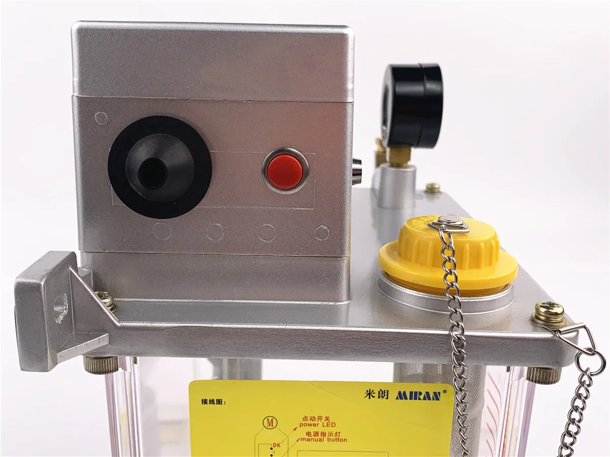 Brand MIRAN 3L Semi-Automatic Oil Lubricating Mechanical Feeder for CNC Machine Grease Pump