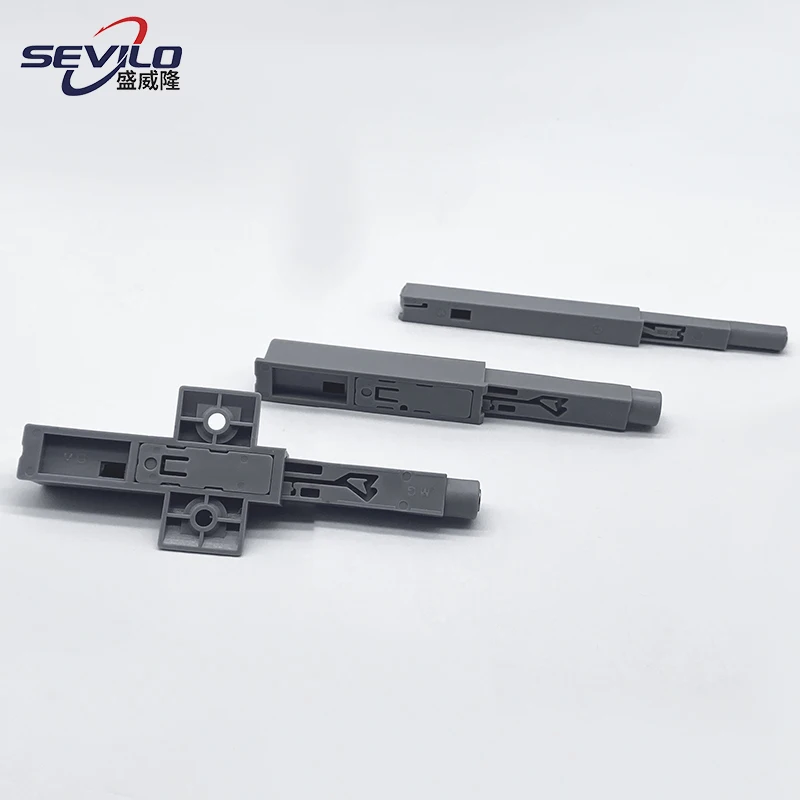 hidden rebound device push to open door system