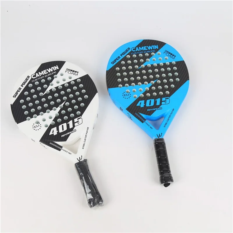 Падел ракетки из углеродного волокна нестандартной конструкции затвора профессиональных логотип хорошее качество падел теннис ракетки с падел сумка