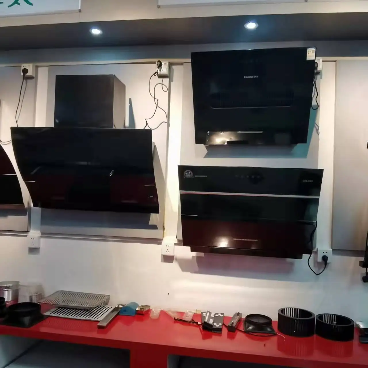 Household Kitchen Smart Range Hood Chinese Style Wall Mount Range Hood With Touch Switch