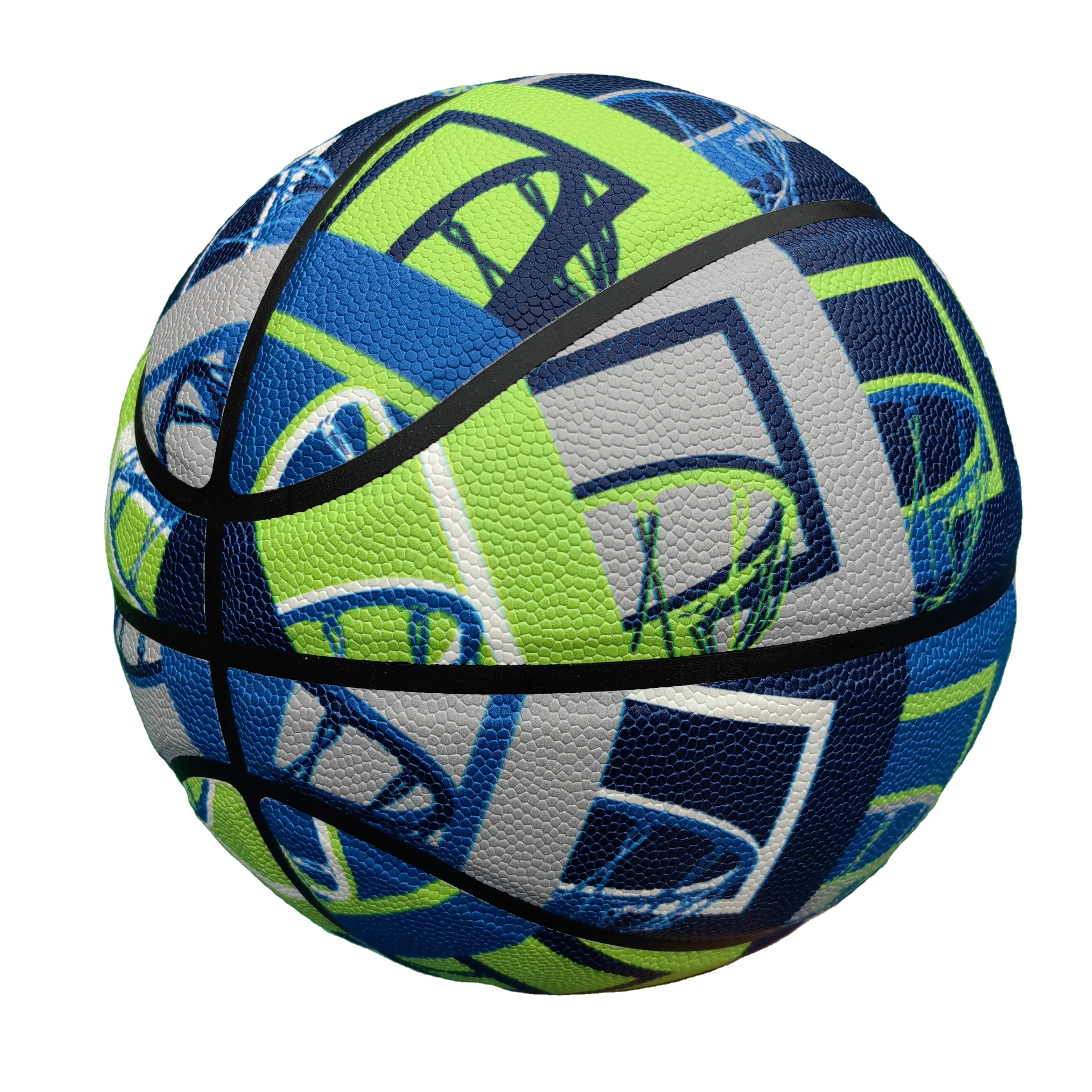 Customized Basketball Size 7 Printed your Own Pattern Design Basketball Logo Colors Custom colorful leather Basketball Ball
