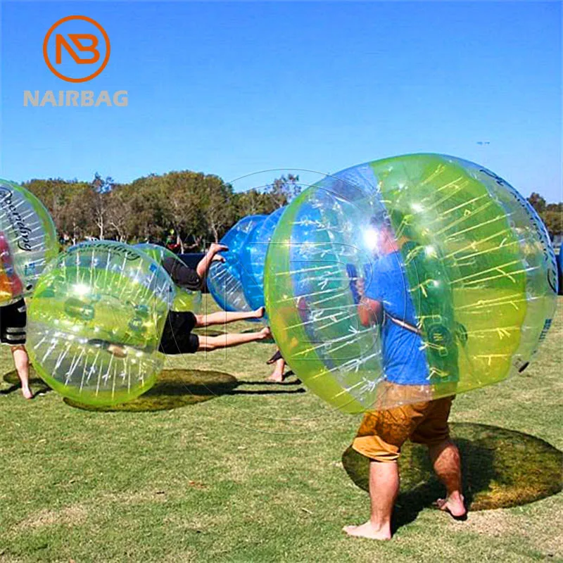 Мяч Zorb из ПВХ для взрослых футбол спортивные игры на открытом воздухе Детские мячи надувной человеческий бампер продажи