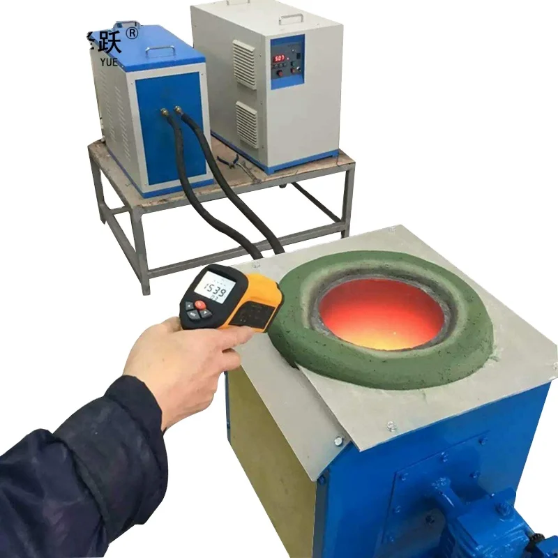 
medium frequency induction iron steel scrap melting furnace smelting furnace with tilting furnace body 