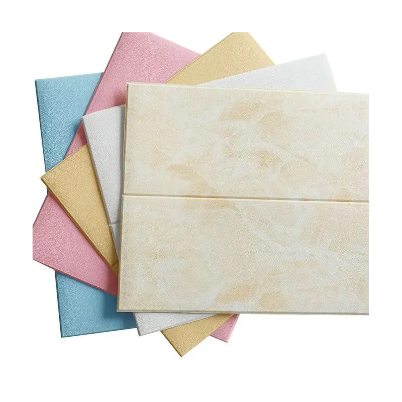 Luxury Simple 3D Art Restaurant Easy DIY Brick Stone Mural Vinyl 3D Wall Panel Wallpaper