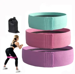 Customized Logo Yoga Exercise Gym Elastic Hip Fitness Bands