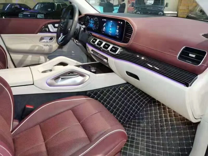 Factory Directly  Luxury Full Interior Modify Kit with Rear Seats Console for GLS 450 Upgrade to 2021 GLS 600 Maybach Style