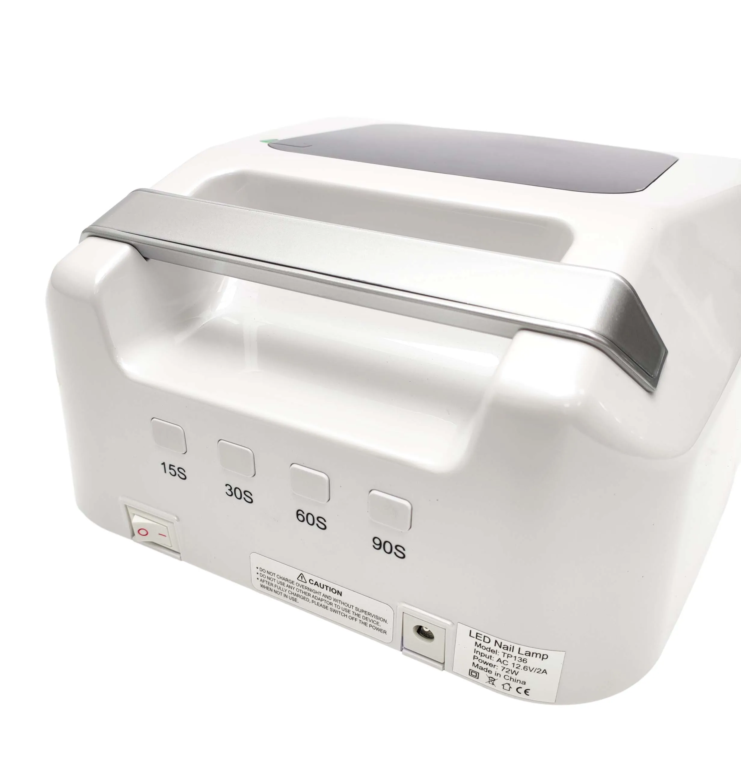 X&A New Arrival Professional Cordless Rechargeable Pro Led Nail Lamp For Double Hands