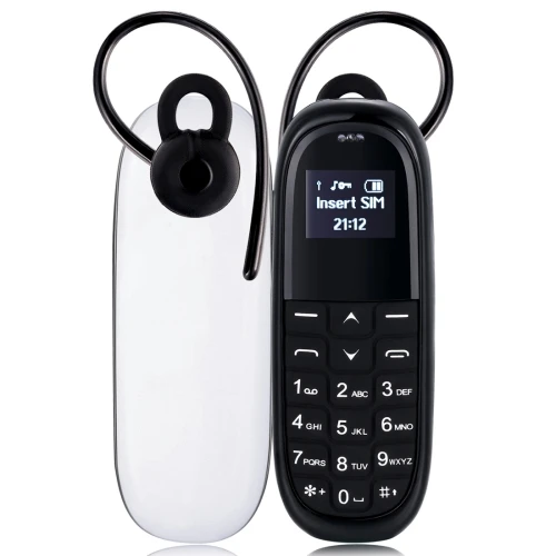 English Keyboard AIEK KK1 Mini Cell Phone Dialer Headphone 2G Phones Tiny Micro Mobile Phone