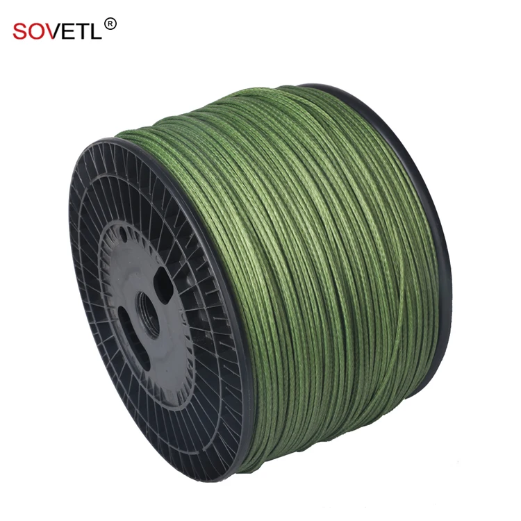 Green Spliceable braid rope outdoor sling 3mm UHMWPE ROPE