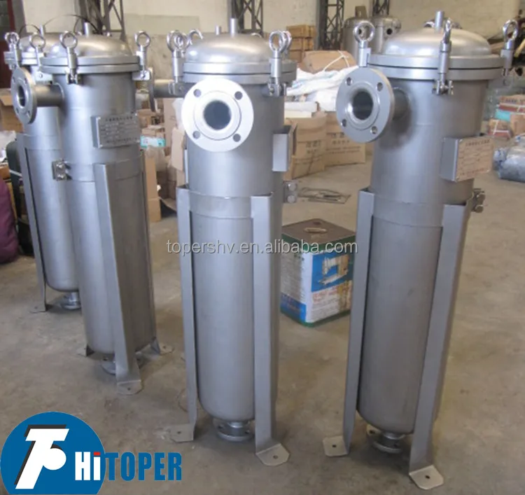 Фильтрационное оборудование для корпуса мешка из нержавеющей стали пресс фильтрации