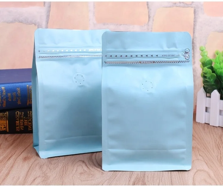 250gr 250 г с индивидуальным принтом биоразлагаемая сумка для кофе плоским дном черная кофейная клапаном и молнией