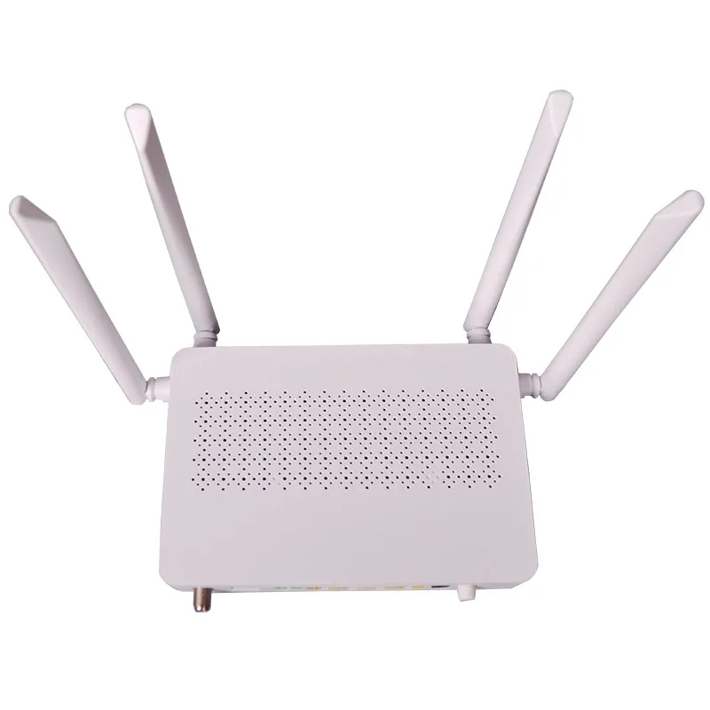 Оптовая продажа 4GE + CATV WIFI XPON ONU двухдиапазонный 2 4G 5G WiFi роутер с 4