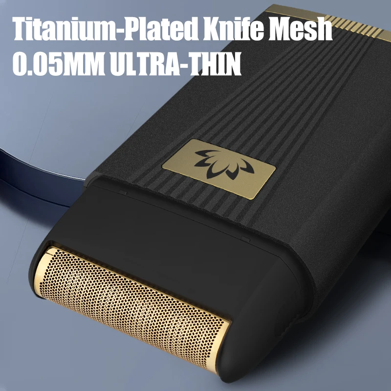 Suttik 2909 Household 7000rpm Single Foil Shaver Reciprocating Electric With Ultra-low Sensitivity Titanium Plated Knife Mesh