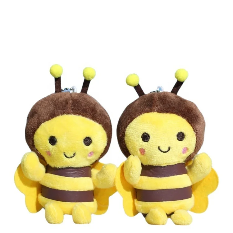 New arrival cute bee cartoon shape stuffed animal bee plush toy