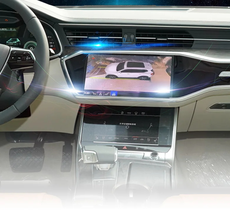 4 Way Reverse 360 Degree 3D 360 View All Round Bird View Car Camera System With HD DVR