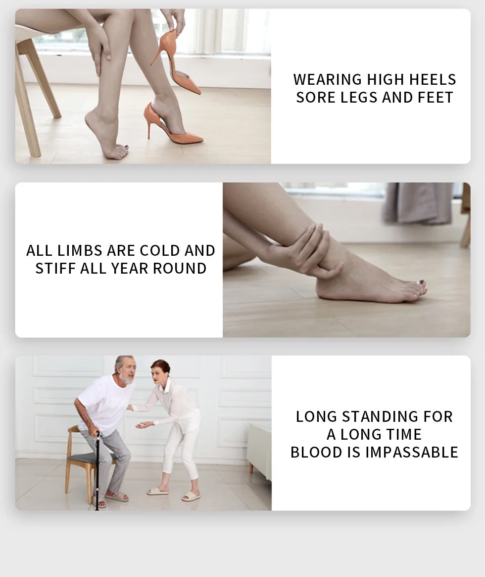 Portable rechargeable foot care EMS foot massager pad ems massage mat with remote control 8 Modes 19 Intensity Levels