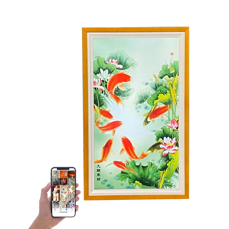 Пользовательский китайский оптовый видео экран картина большая цифровая фоторамка 40 дюймов