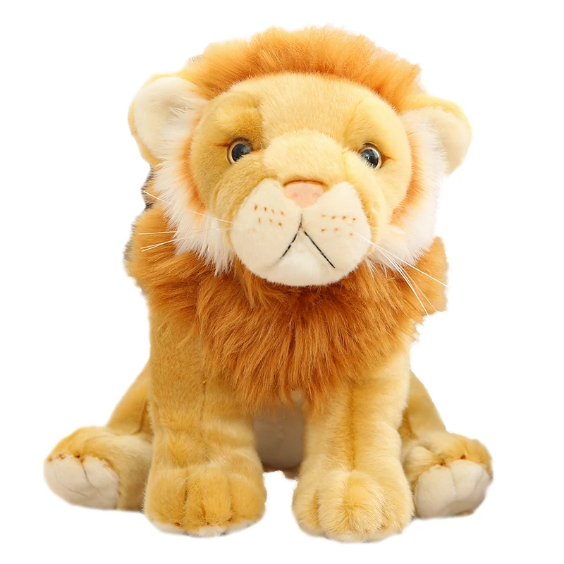 Wholesale Best Made Customized Type Cute Big Eye Plush Stuffed Lion Plush Toy