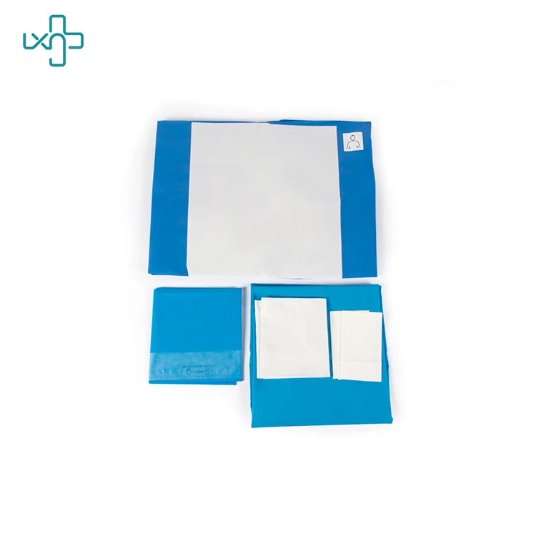 CE ISO Non Woven Disposable EO Sterile Surgical Kits Hospital Medical C-Section Pack