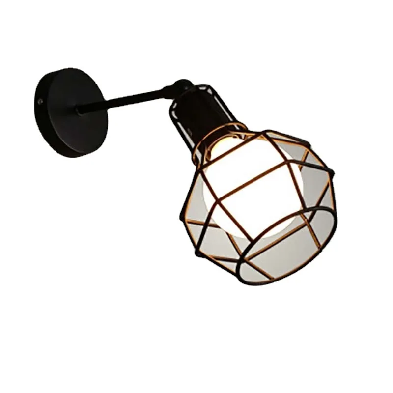 American retro industrial style metal Hand grenade wall lamp for living room dining room bedroom