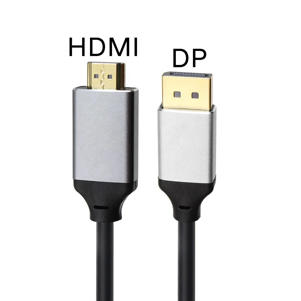Кабель Displayport-Hdmi, 6 футов, порт дисплея (Dp)-адаптер Hdmi, 6 футов, переходник «Папа-папа» для ПК, проектора монитора Hdtv