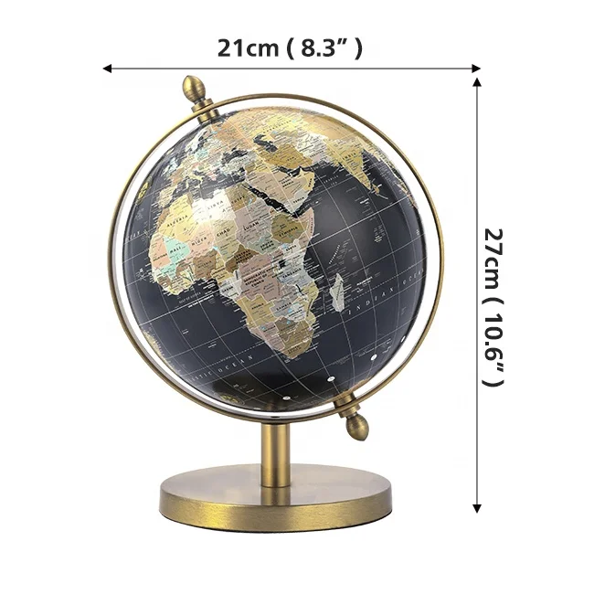 Manufacturer Wholesale OEM Table Decor Globe Traditional Decorative Earth Map Globes Wedding Gift