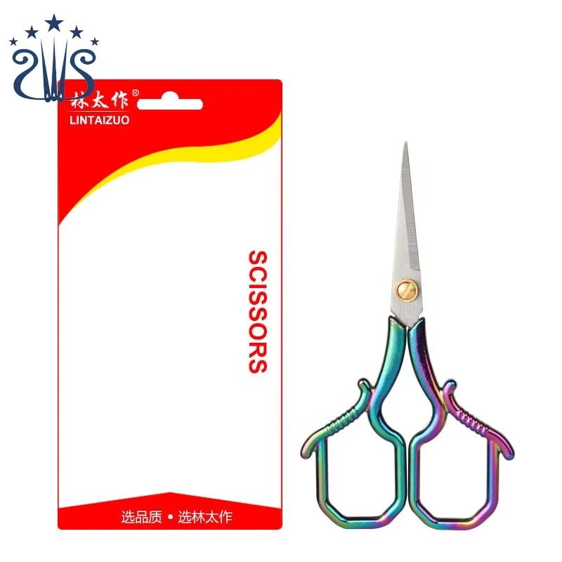 Profession quality vintage scissors stainless steel beauty embroidery scissors vintage