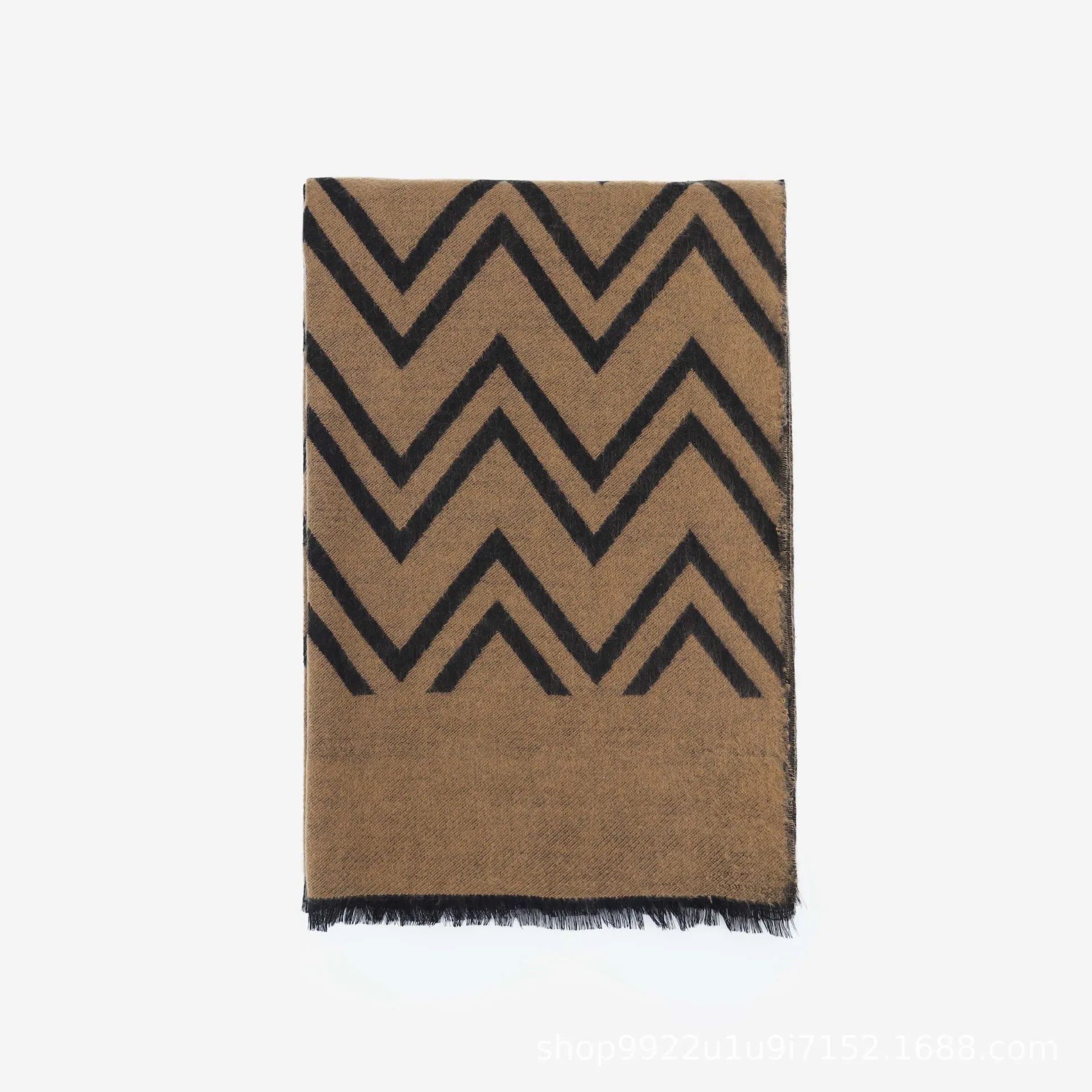 New style imitation cashmere scarf for women design Western style thickened scarf for women winter logo polyester fabric scarf