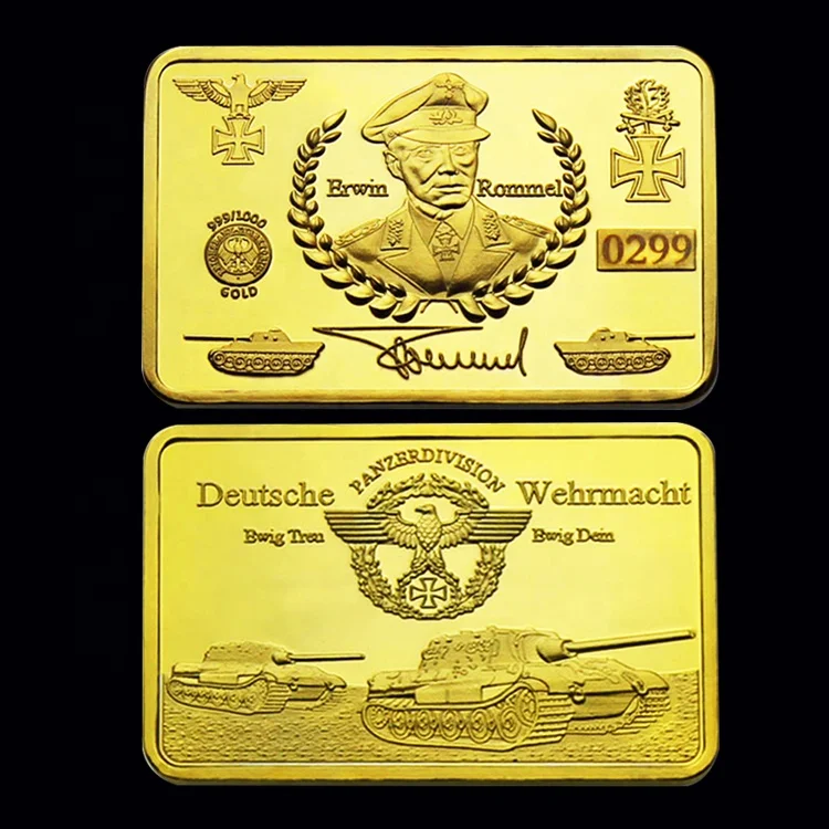 FS-Craft For Collection 24k 999 Pure Gold Plated Bars South Africa Gold Bar